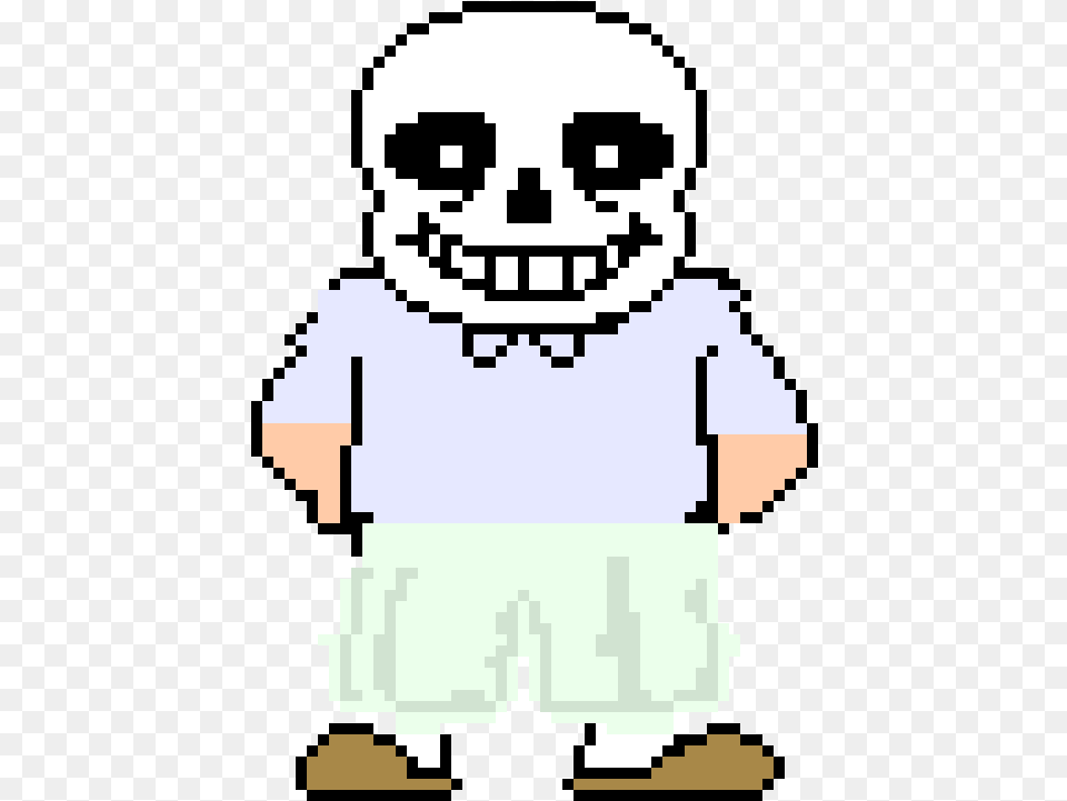 Sans Face Outertale Sans Pixel Art, Qr Code Free Transparent Png