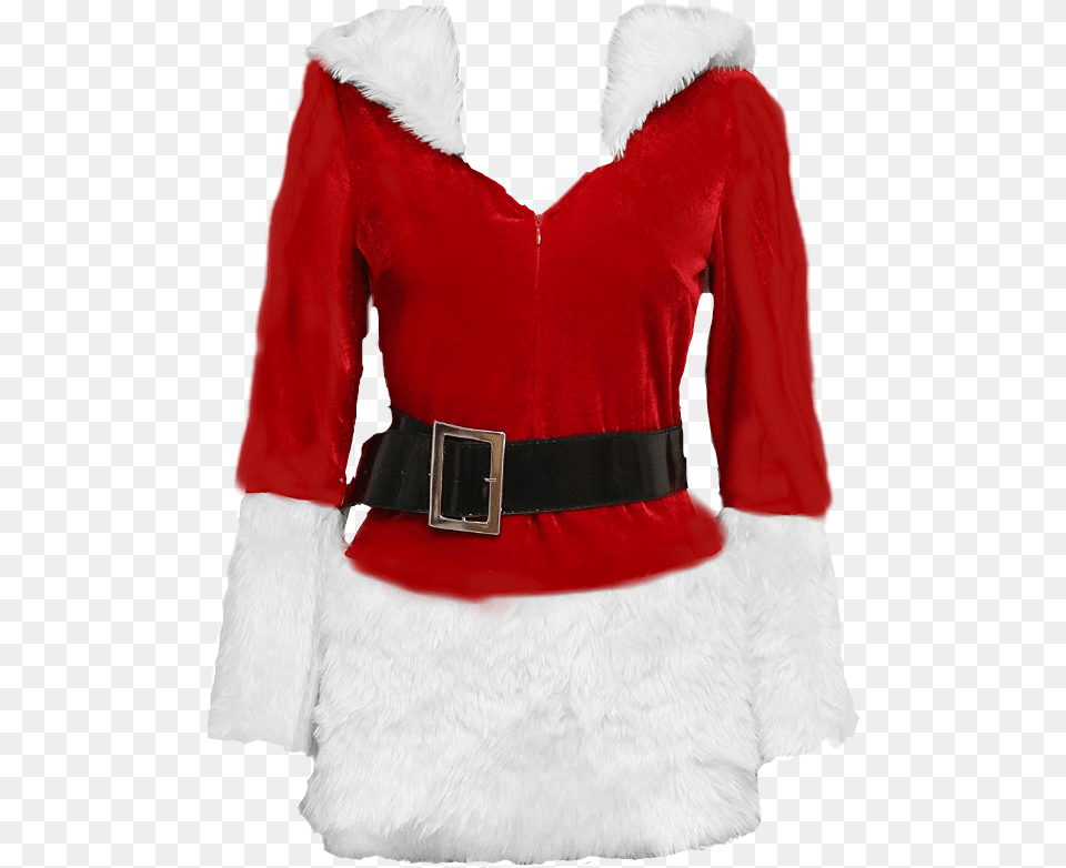 Transparent Santa Belt Fur Clothing, Coat, Jacket, Long Sleeve, Sleeve Png