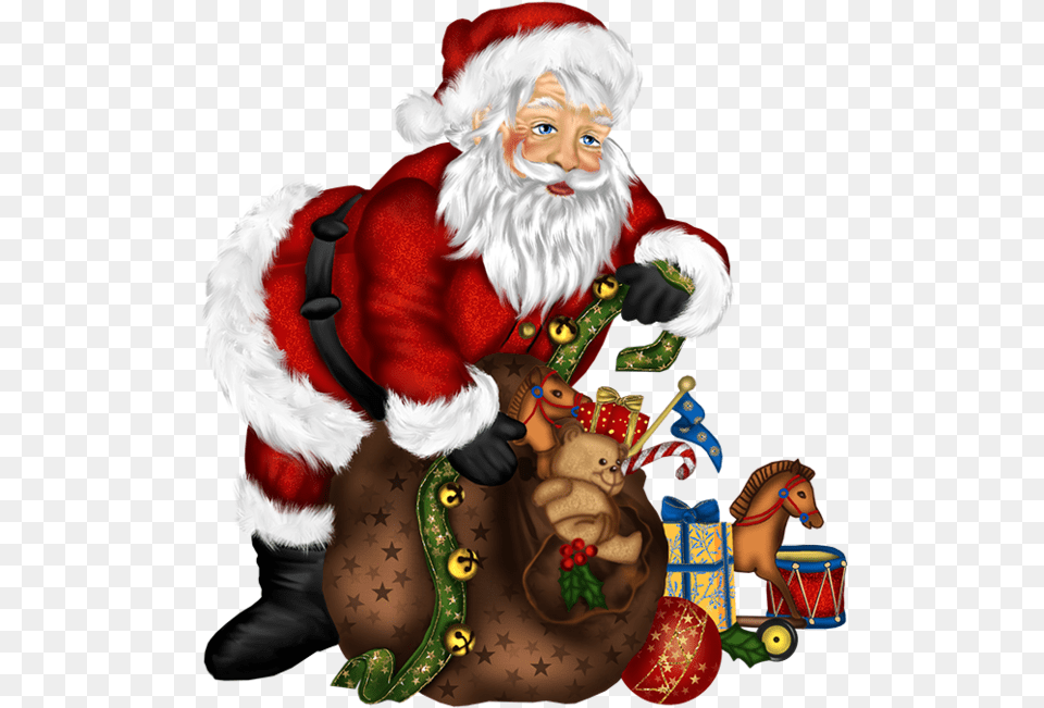 Transparent Santa Clause Clipart Merry Christmas Santa Gif, Elf, Baby, Person, Face Png Image