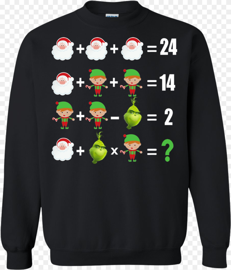 Transparent Santa Elf Christmas Day, Long Sleeve, Clothing, Sweatshirt, Knitwear Free Png Download