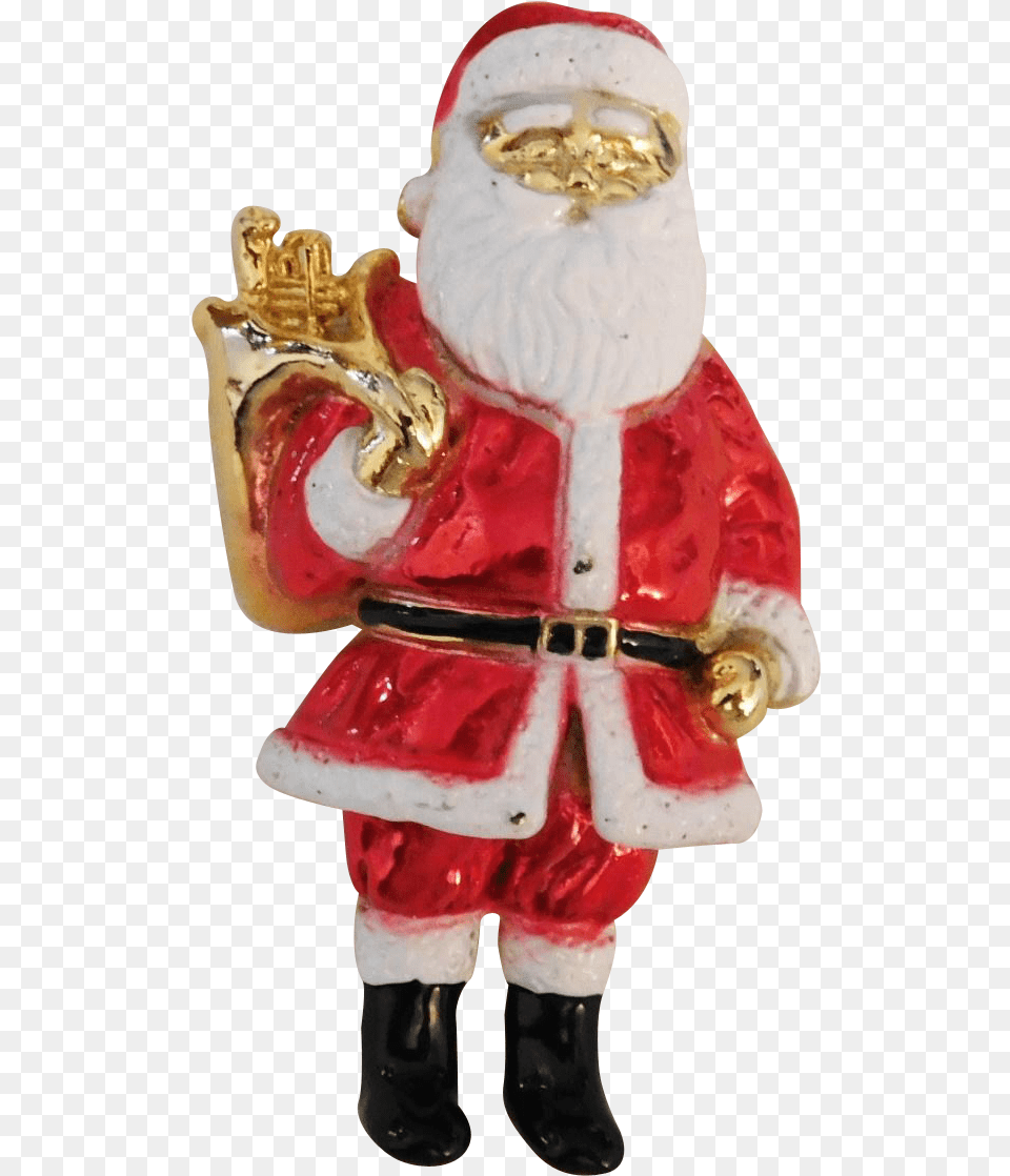 Transparent Santa Suit Santa Claus, Figurine, Nature, Outdoors, Snow Png