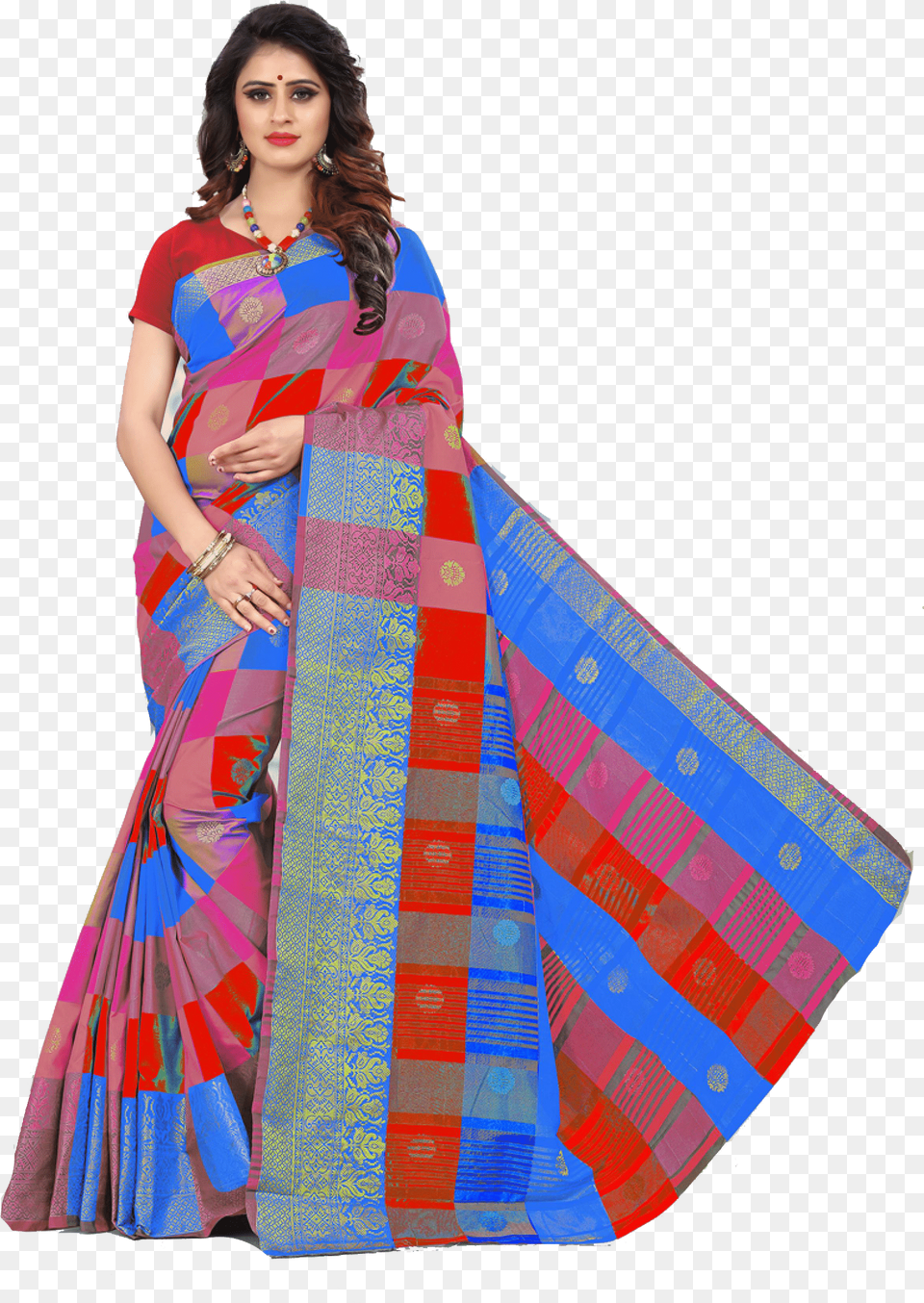 Sarees Images Saree, Adult, Female, Person, Silk Free Transparent Png