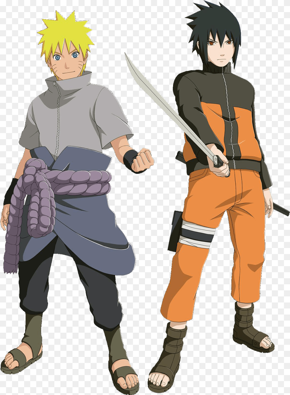 Transparent Sasuke Chidori Naruto In Sasuke Outfit, Comics, Publication, Book, Sword Free Png