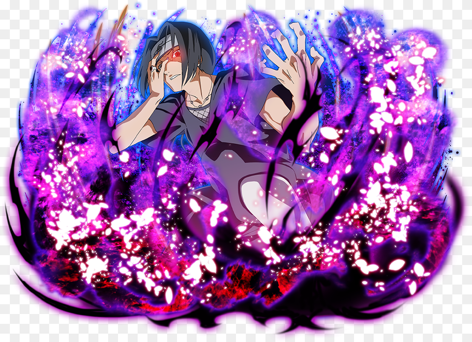 Sasuke Susanoo Naruto Blazing Itachi Eyes Which Weave Truth, Purple, Book, Comics, Publication Free Transparent Png