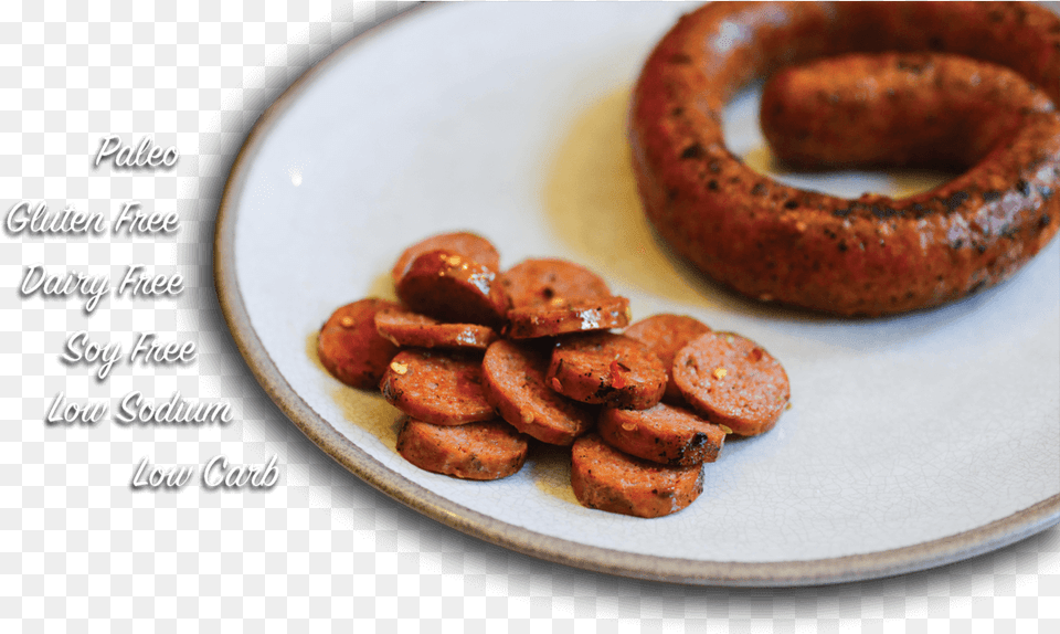 Sausage Link Breakfast Sausage, Plate, Food Free Transparent Png