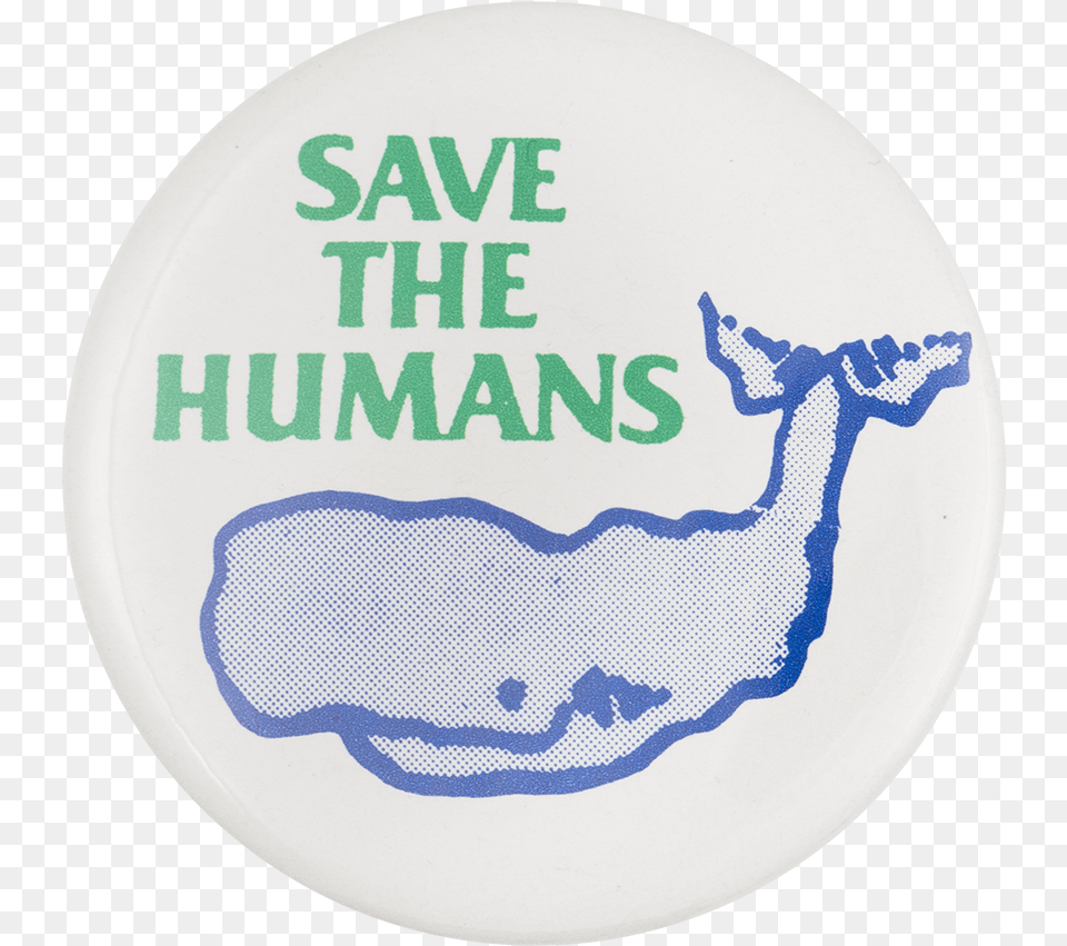Save Button Save The Humans, Badge, Logo, Symbol, Plate Free Transparent Png