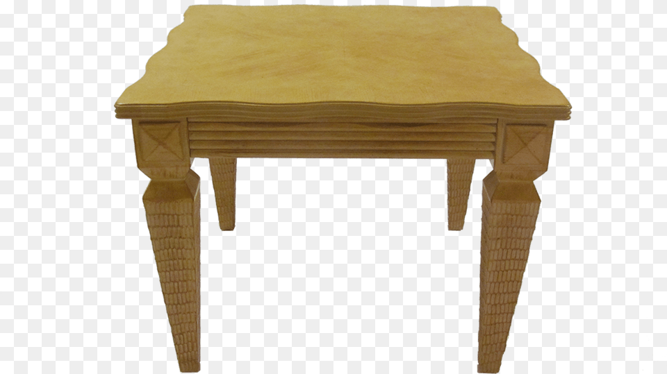 Transparent Scalloped Edge Coffee Table, Coffee Table, Furniture, Wood, Plywood Free Png Download