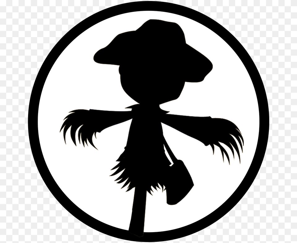 Transparent Scarecrow Clipart Scarecrow Cartoon, Silhouette, Stencil, Adult, Female Png Image