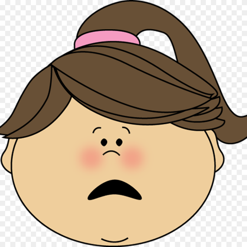 Transparent Scared Scared Face Clipart, Clothing, Hat, Person, Head Free Png