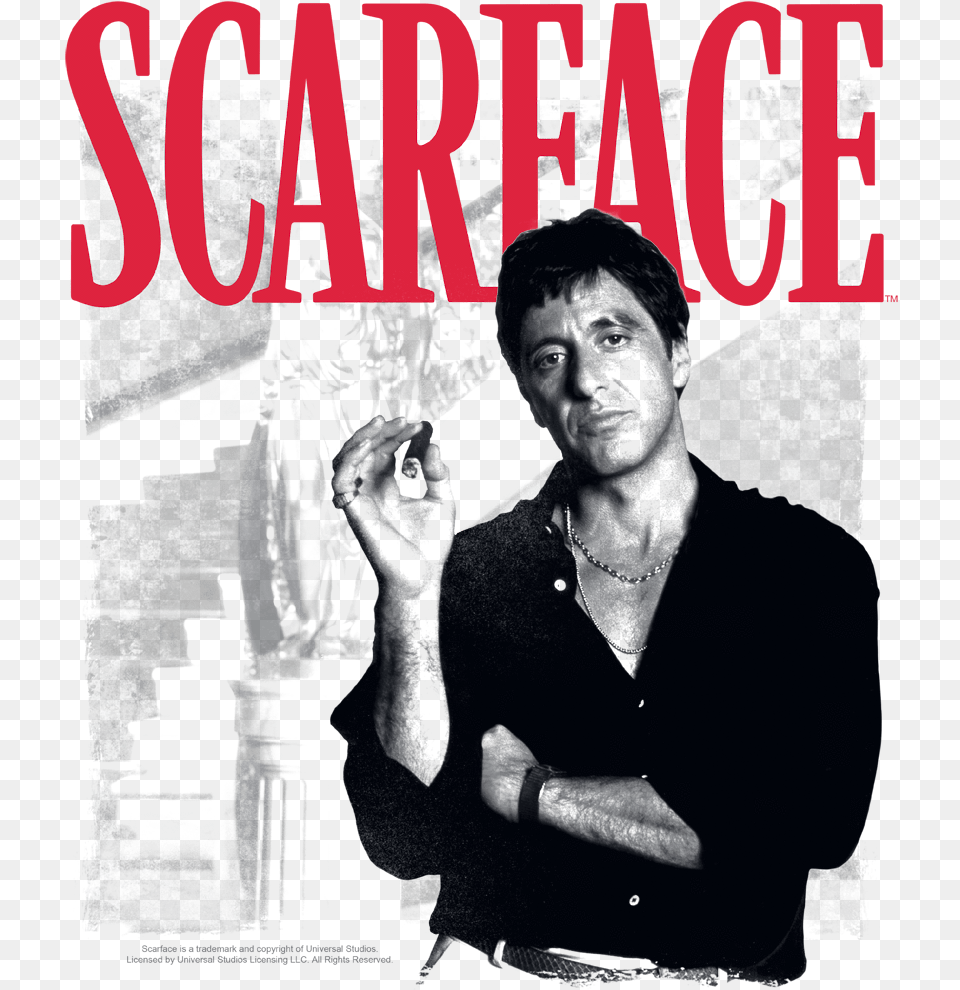 Transparent Scarface, Publication, Adult, Person, Man Free Png