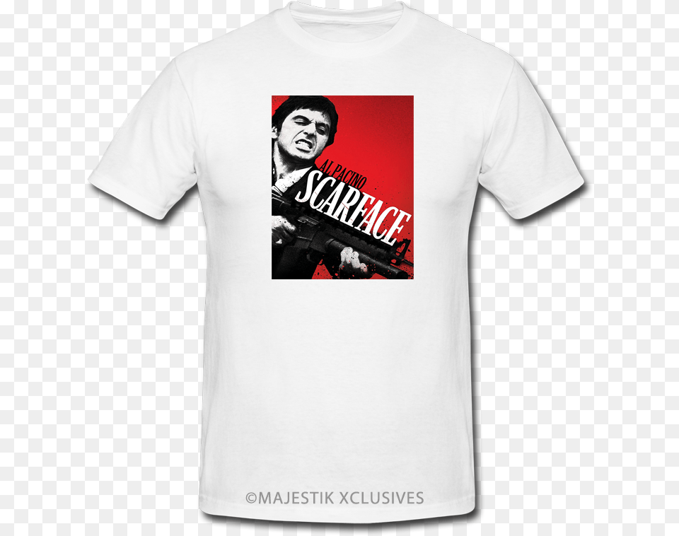 Transparent Scarface Save Ferris Band Shirt, Weapon, Clothing, Firearm, T-shirt Free Png Download