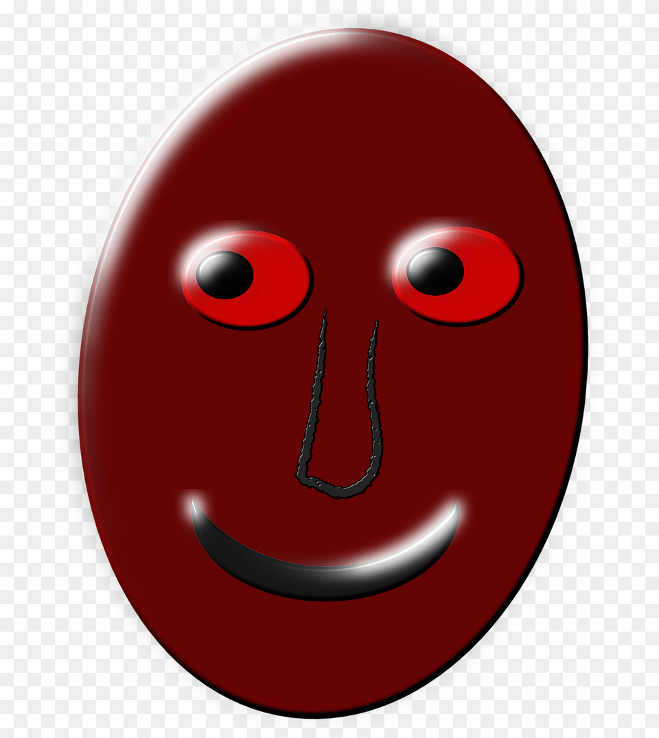 Scary Face Smiley, Disk Free Transparent Png