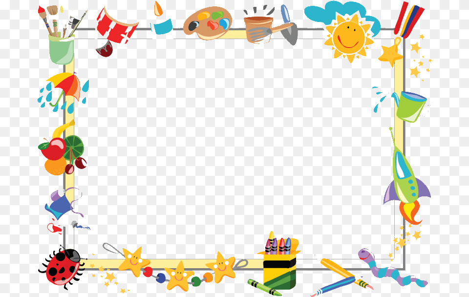 Transparent School Border Border For Certificate For Kids, People, Person, Art, Baby Free Png Download