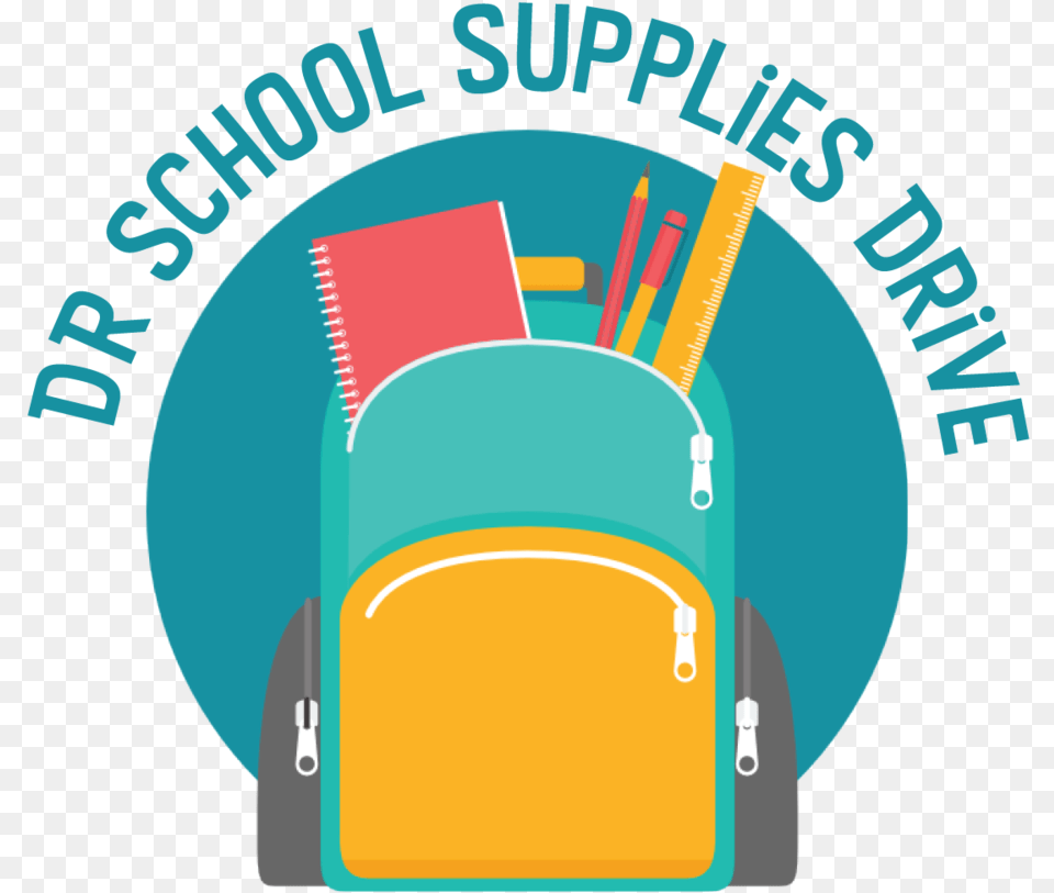 Transparent School Supplies School Supplies Logo Design, Bag, Backpack, Ammunition, Grenade Free Png Download