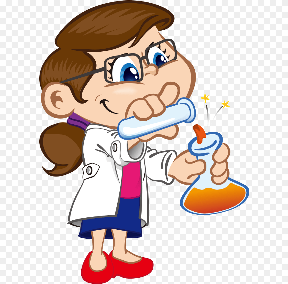 Science Teacher Clipart Chemistry Teacher Cartoon, Baby, Person, Face, Head Free Transparent Png