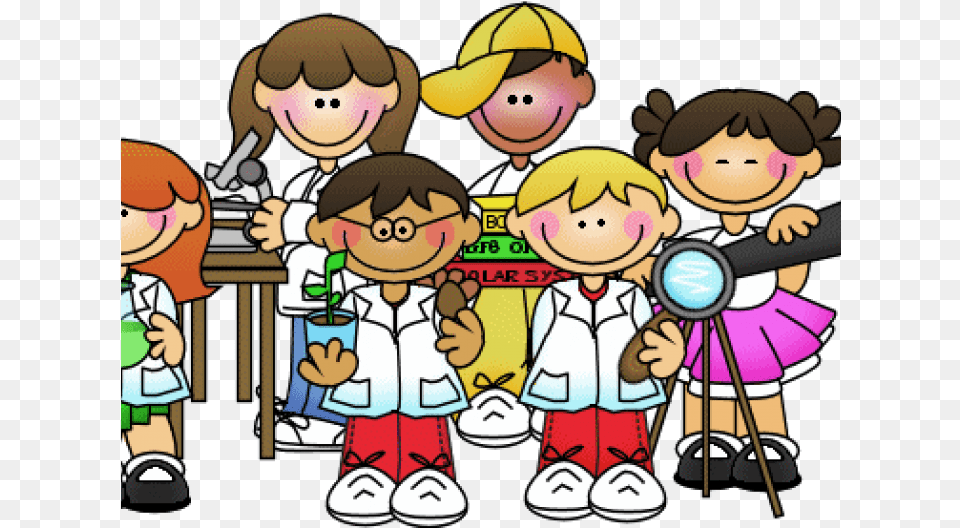 Scientist Clipart Scientists Children, Book, Comics, Publication, Baby Free Transparent Png