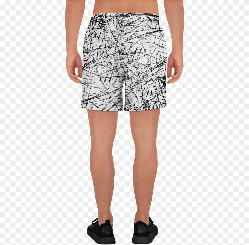 Transparent Scratch Texture Board Short, Clothing, Shorts, Adult, Female Free Png