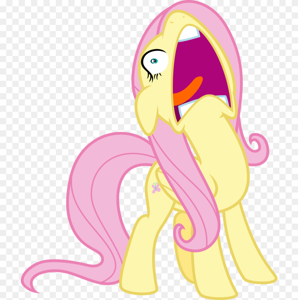 Transparent Scream Screaming Fluttershy, Fruit, Produce, Banana, Plant Free Png
