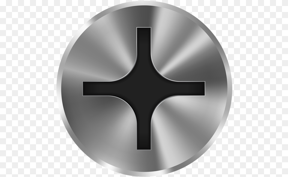 Transparent Screw Head, Cross, Symbol, Disk Png