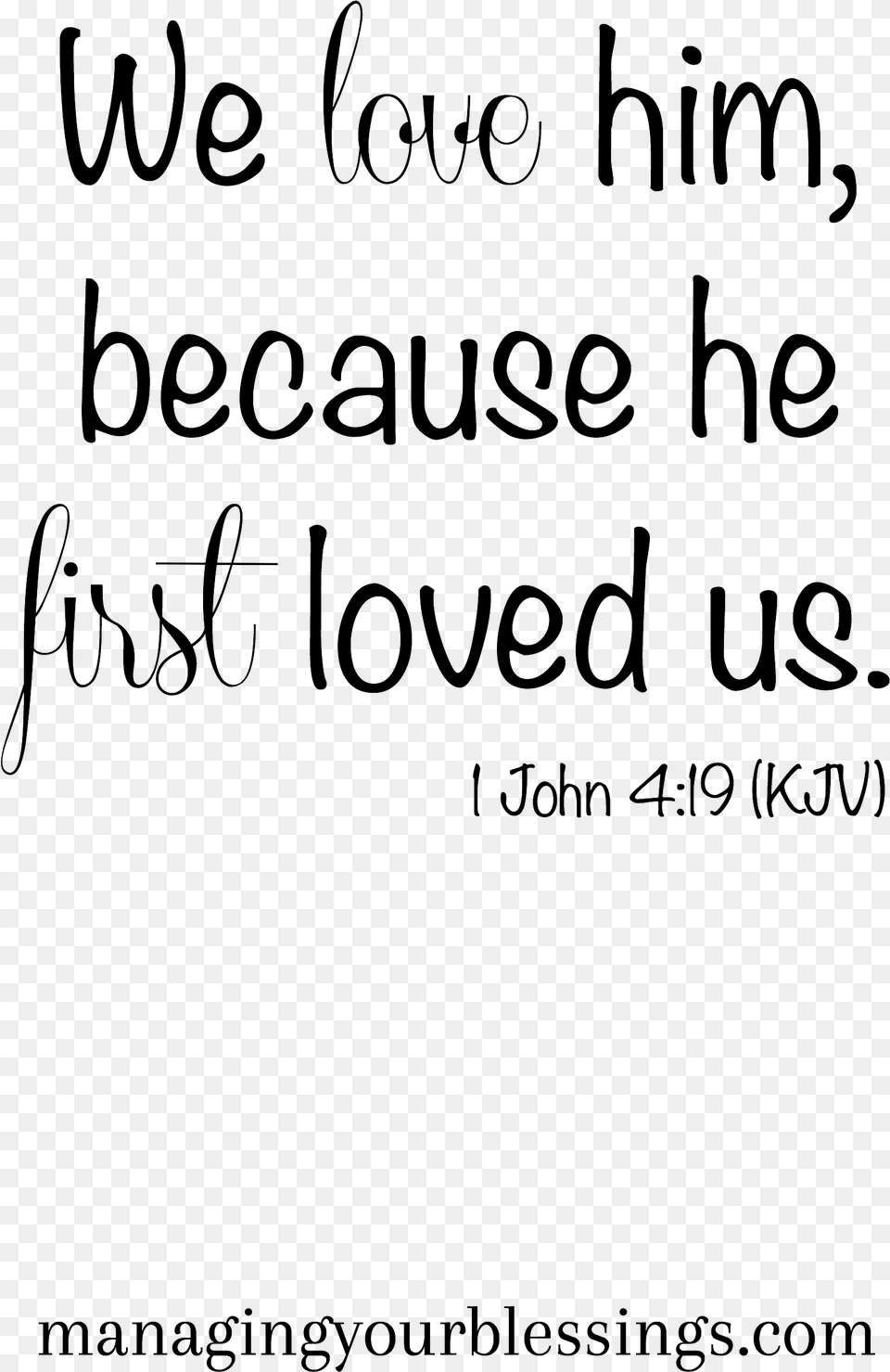 Transparent Scripture Clipart Black And White 1 John, Gray Free Png