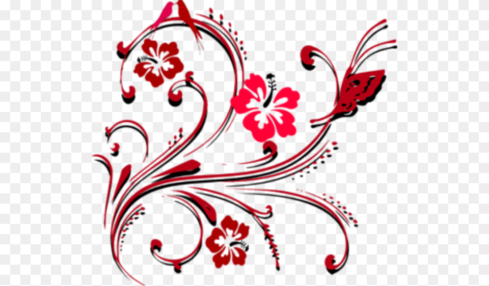Transparent Scroll Flower Corner Border Design, Art, Floral Design, Graphics, Pattern Png Image
