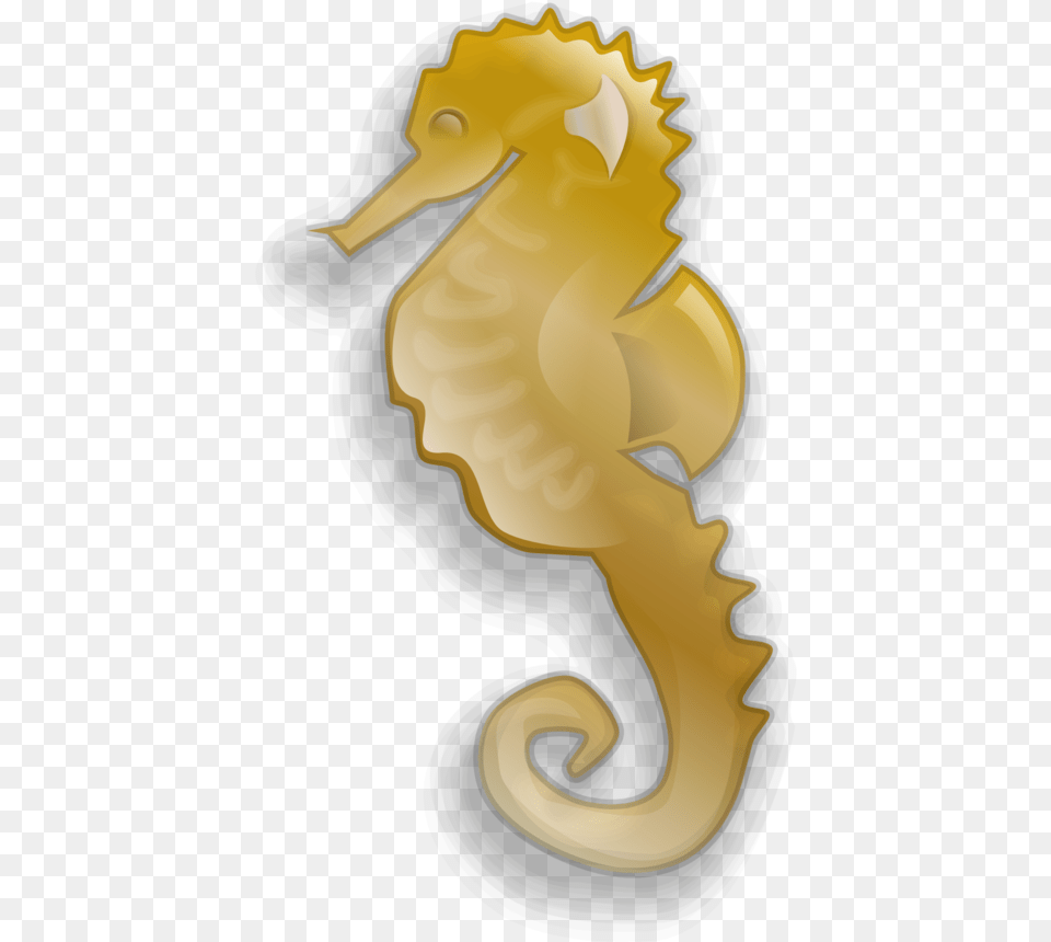 Seahorse Clipart Gold Seahorse Clipart, Animal, Mammal, Sea Life, Baby Free Transparent Png