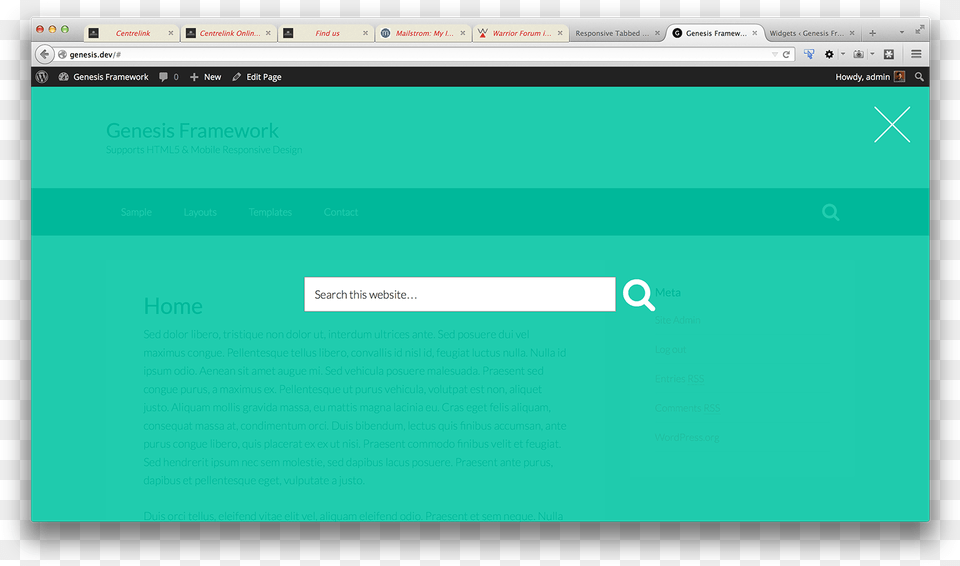 Transparent Search Box Css Full Screen Search, File, Webpage, Computer Hardware, Electronics Free Png