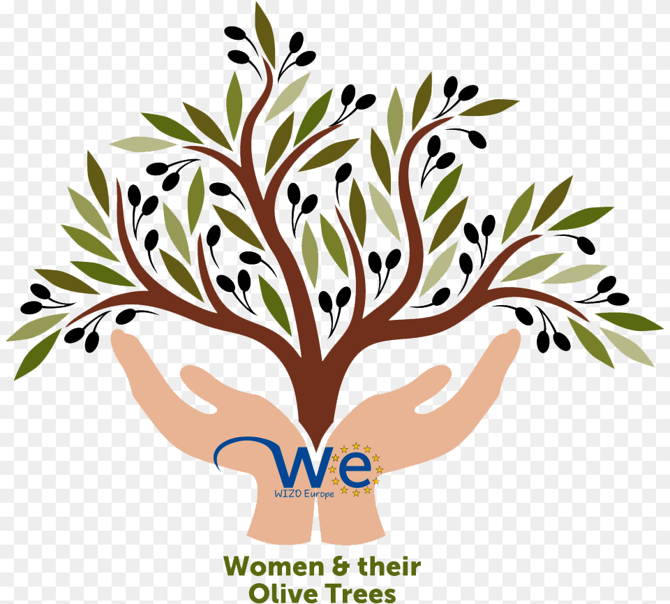 Transparent Seasons Clipart Olive Tree And Women, Vegetation, Plant, Pattern, Herbs Free Png Download
