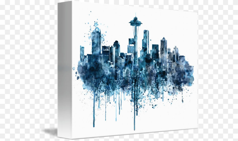 Transparent Seattle Skyline Seattle Skyline Art, Chandelier, City, Lamp, Modern Art Png Image