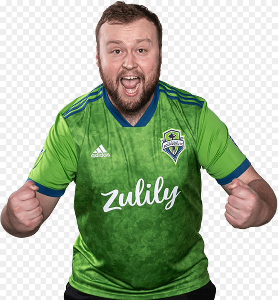 Transparent Seattle Sounders Soccer Player, Adult, Body Part, Clothing, Shirt Free Png Download