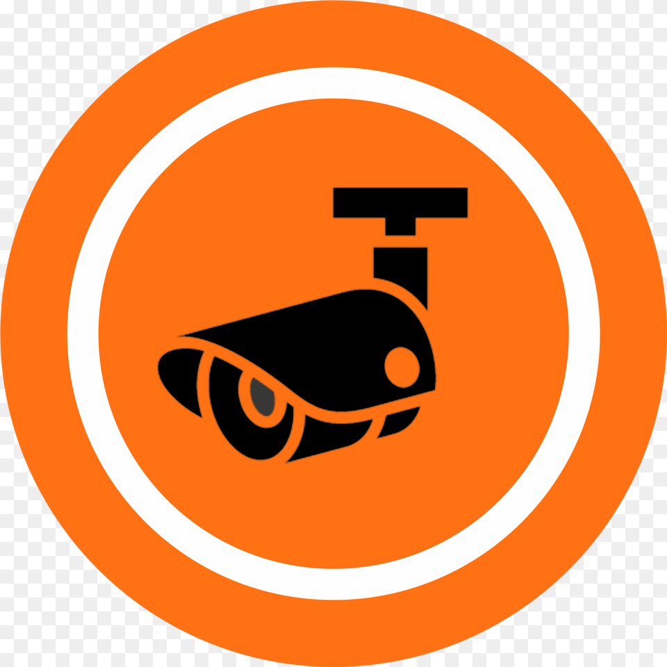Transparent Security Cameras Clipart Camera Surveillance Logo, Symbol Png