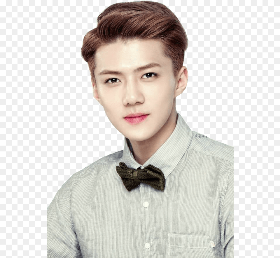 Sehun Sehun And Luhan Relationship, Accessories, Person, Tie, Head Free Transparent Png
