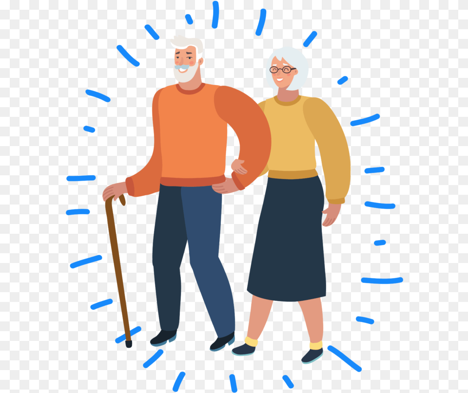 Transparent Senior Citizen Elderly Illustration, Adult, Person, Male, Man Png Image