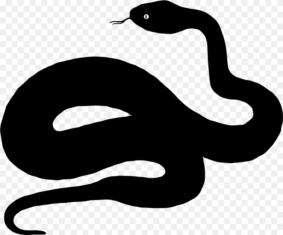 Transparent Serpent Silhouette, Gray, Lighting Png Image