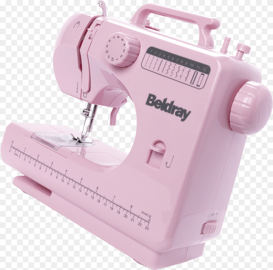 Transparent Sewing Beldray Pink Sewing Machine, Appliance, Device, Electrical Device, Sewing Machine Png