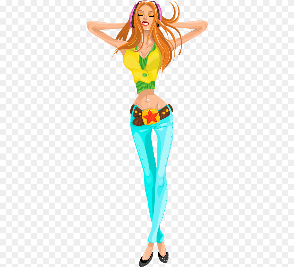 Transparent Sexy Girl Sexy Girl Clipart, Clothing, Pants, Dancing, Person Free Png Download