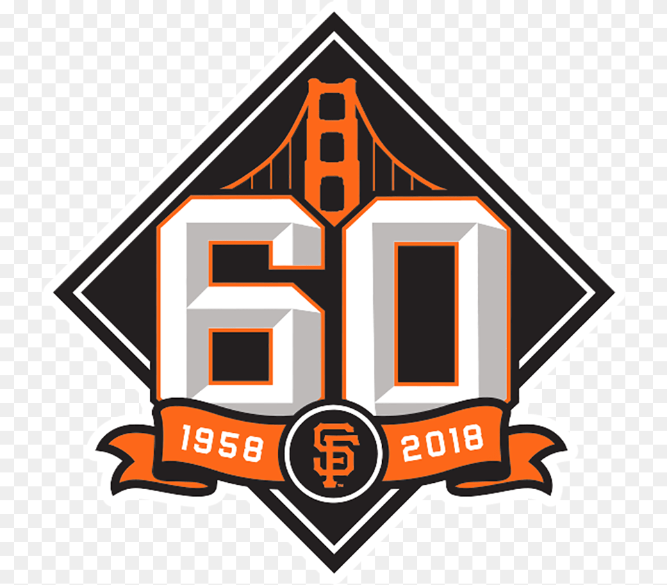 Transparent Sf Giants Logo San Francisco Giants Opening Day 2018, Symbol, Badge, Dynamite, Weapon Png