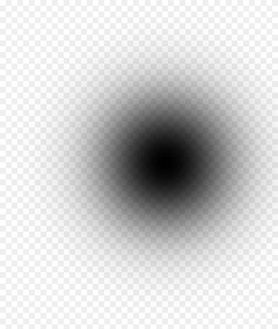 Transparent Shadows Circle Black Dot Fade, Gray Free Png Download