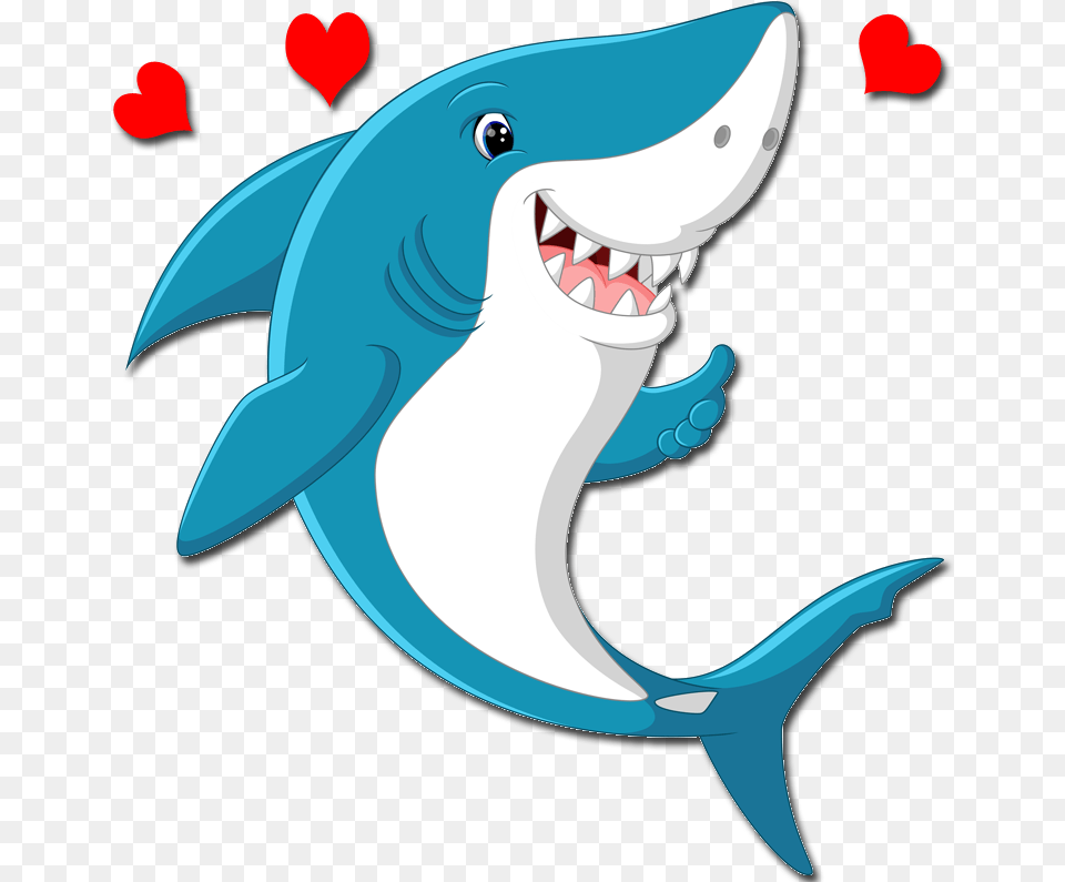 Transparent Shark Clipart Shark Cartoon, Animal, Sea Life, Fish, Bird Png