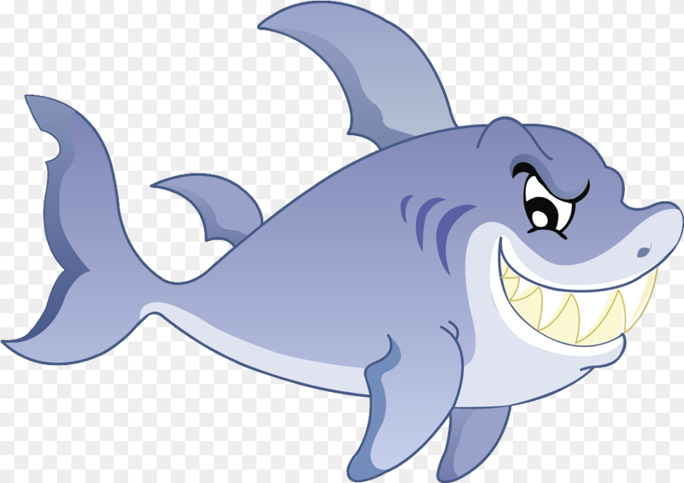 Transparent Shark Download Animated Shark Cartoon, Animal, Sea Life, Baby, Person Free Png