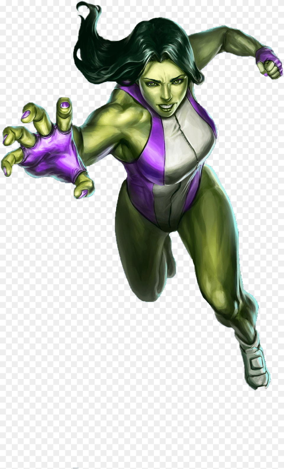 She Hulk Cartoon, Purple, Adult, Person, Woman Free Transparent Png