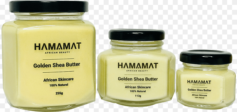 Transparent Shea Butter Cosmetics, Jar, Food, Bottle, Mayonnaise Free Png Download