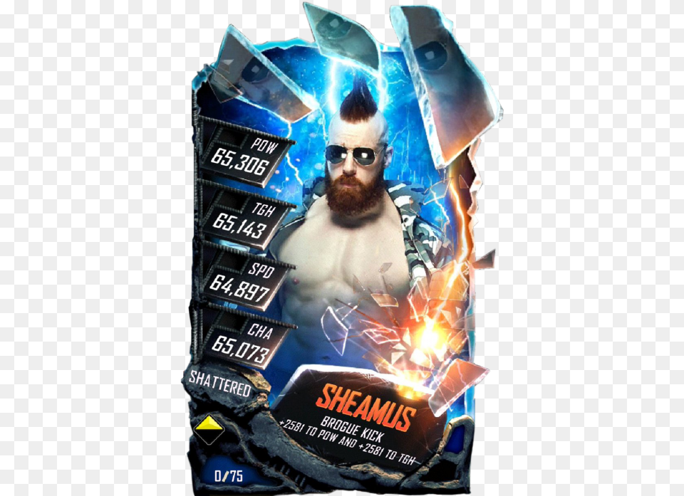 Transparent Sheamus Wwe Supercard Nikki Bella, Advertisement, Poster, Adult, Male Png Image