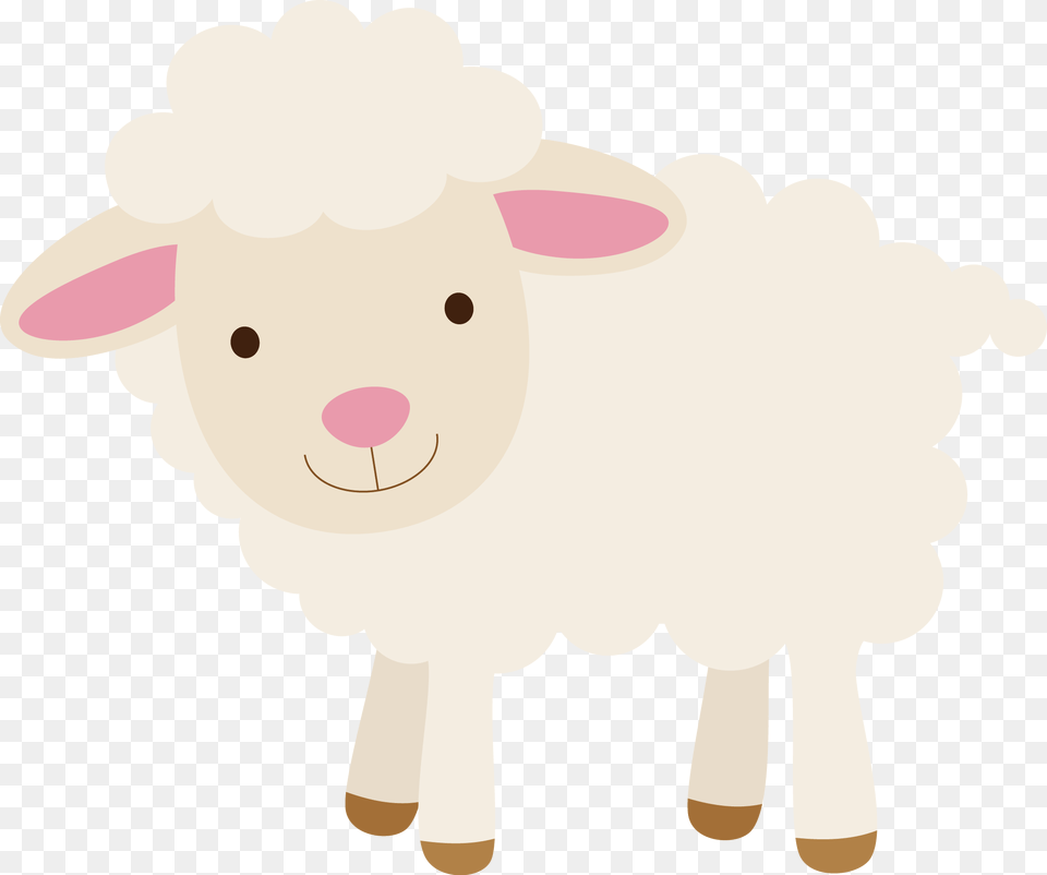 Transparent Sheep Clip Art Vector Ovelha, Animal, Livestock, Mammal Free Png Download