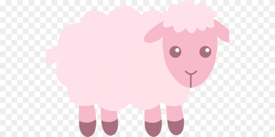 Sheep Clipart Baa Baa Pink Sheep Cartoon, Animal, Bear, Mammal, Wildlife Free Transparent Png