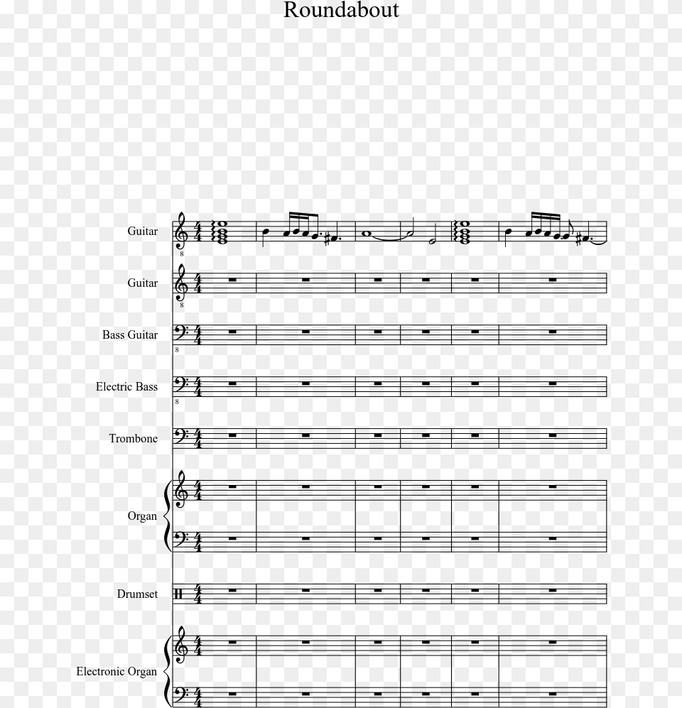 Transparent Sheet Music Clipart Sheet Music, Gray Free Png