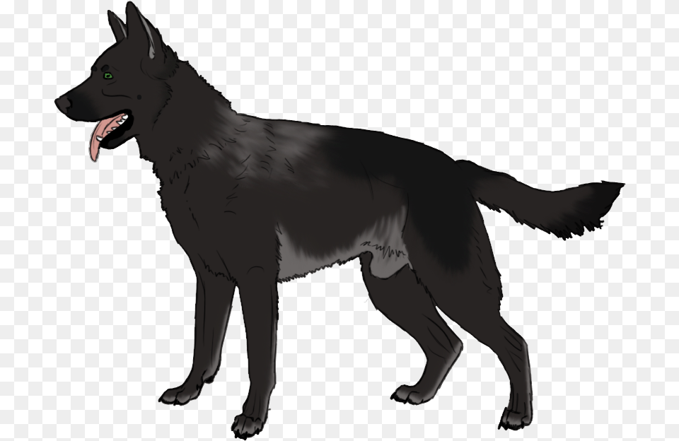 Transparent Shepherd Clipart Black And White, Animal, Mammal, Wolf, Canine Png Image