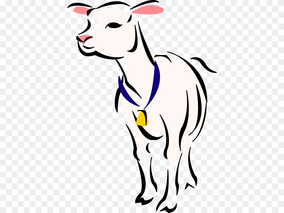 Transparent Shepherd With Sheep Clipart Sheep With A Bell, Adult, Female, Person, Woman Png Image