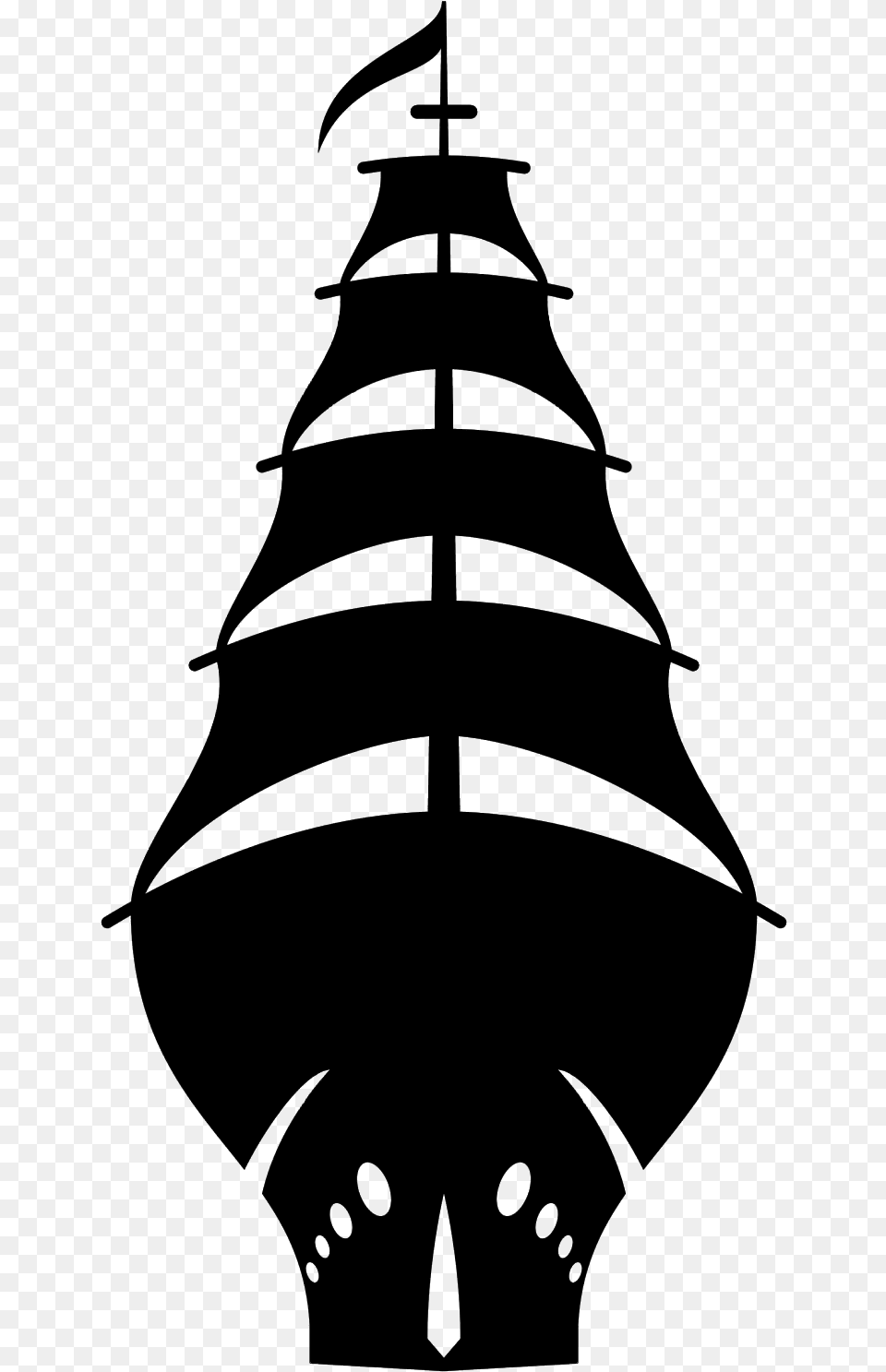 Transparent Ship Vector, Gray Free Png Download