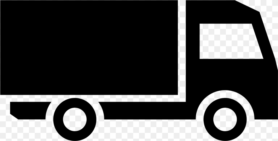 Shipping Truck Cargo Truck Clip Art, Gray Free Transparent Png